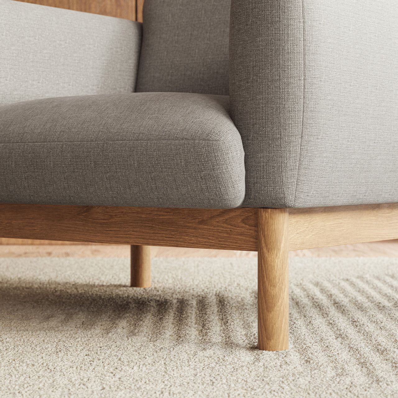 Metro - Tulum Accent Chair - Light Gray