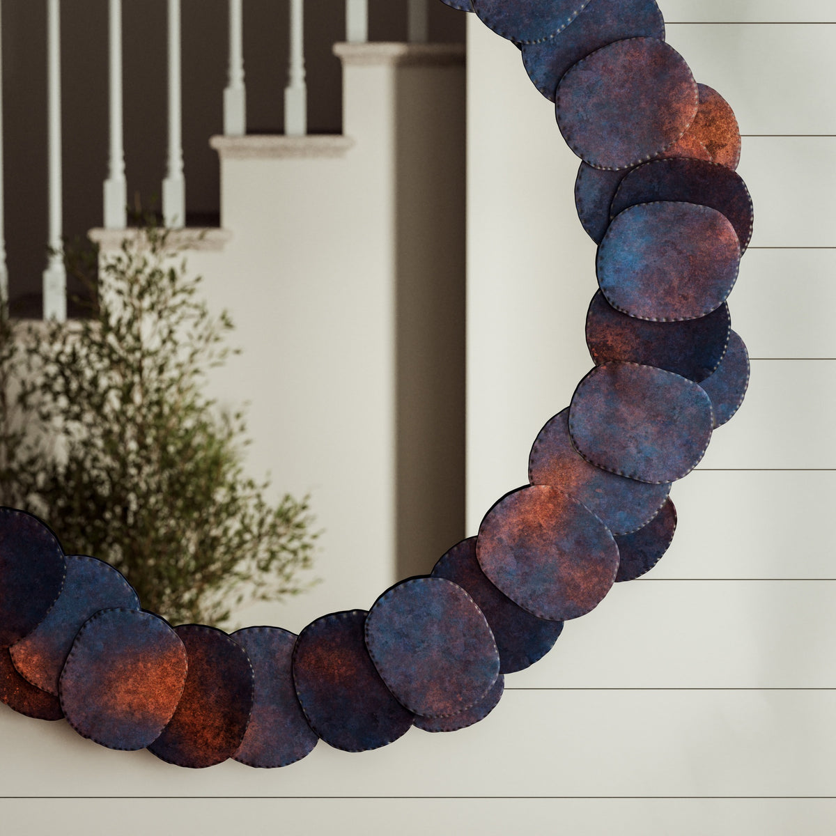 Elements Suri Mirror 43"Dia. - Cobalt by Urbia - detail 8