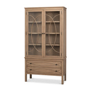 Cecile Bookcase, Beige by Sarreid Ltd