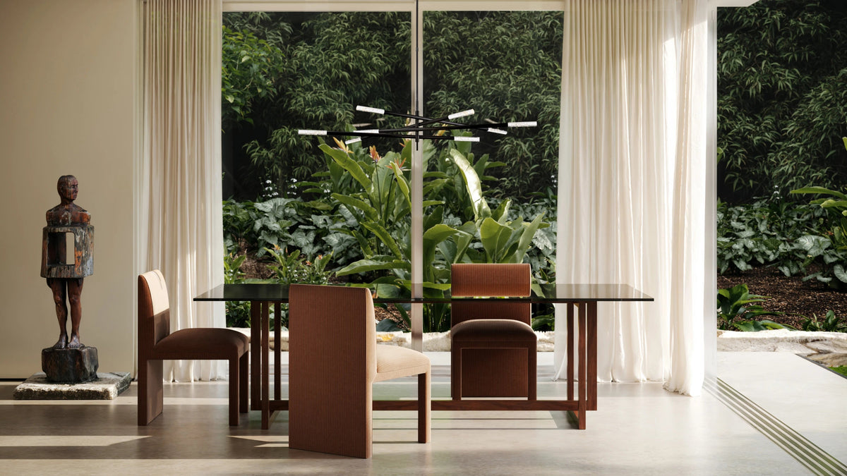 Pinstripe Dining Chair Precipice 20" by Caracole - view 6