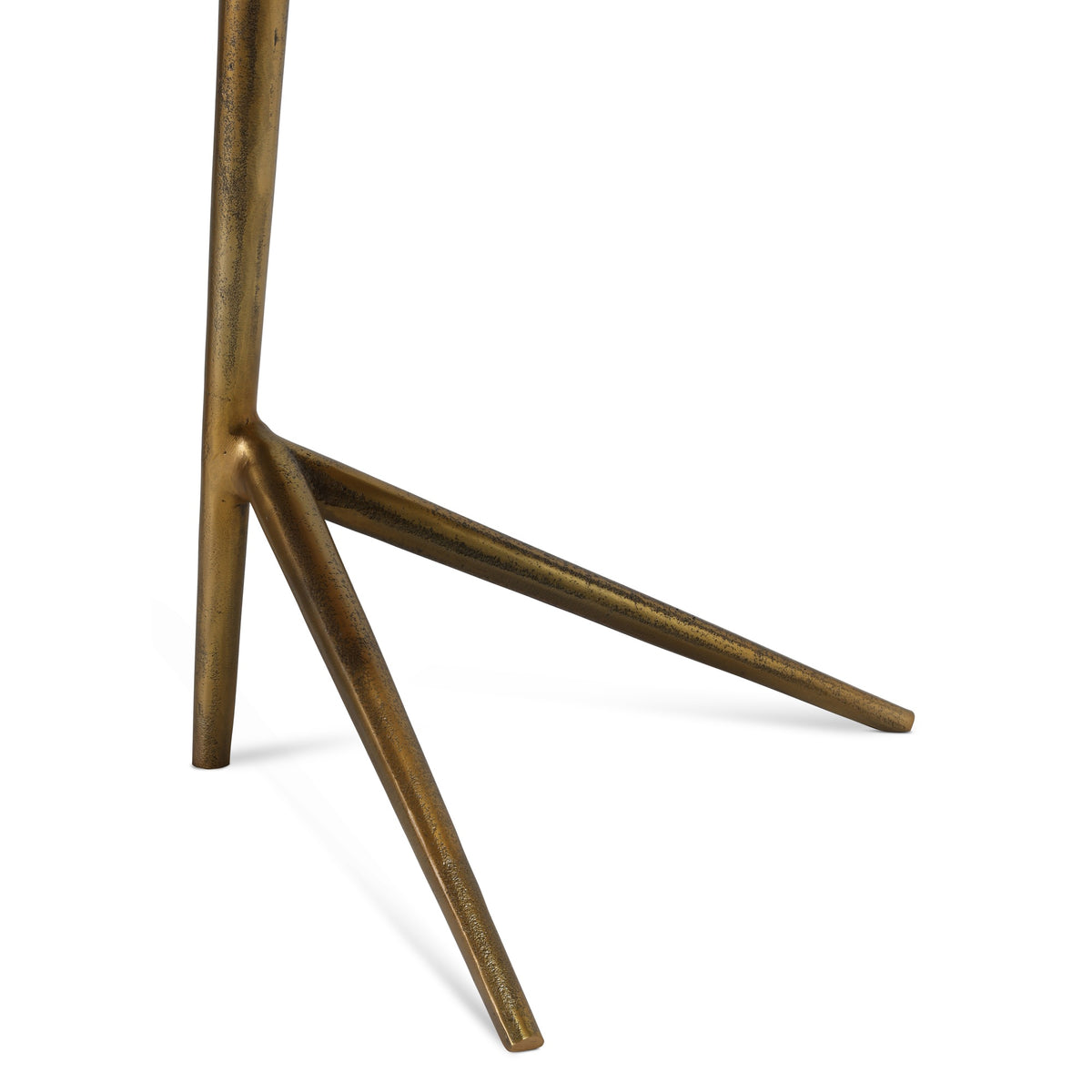 Leo End Table Antique Brass, 22.5" by Urbia - detail 3