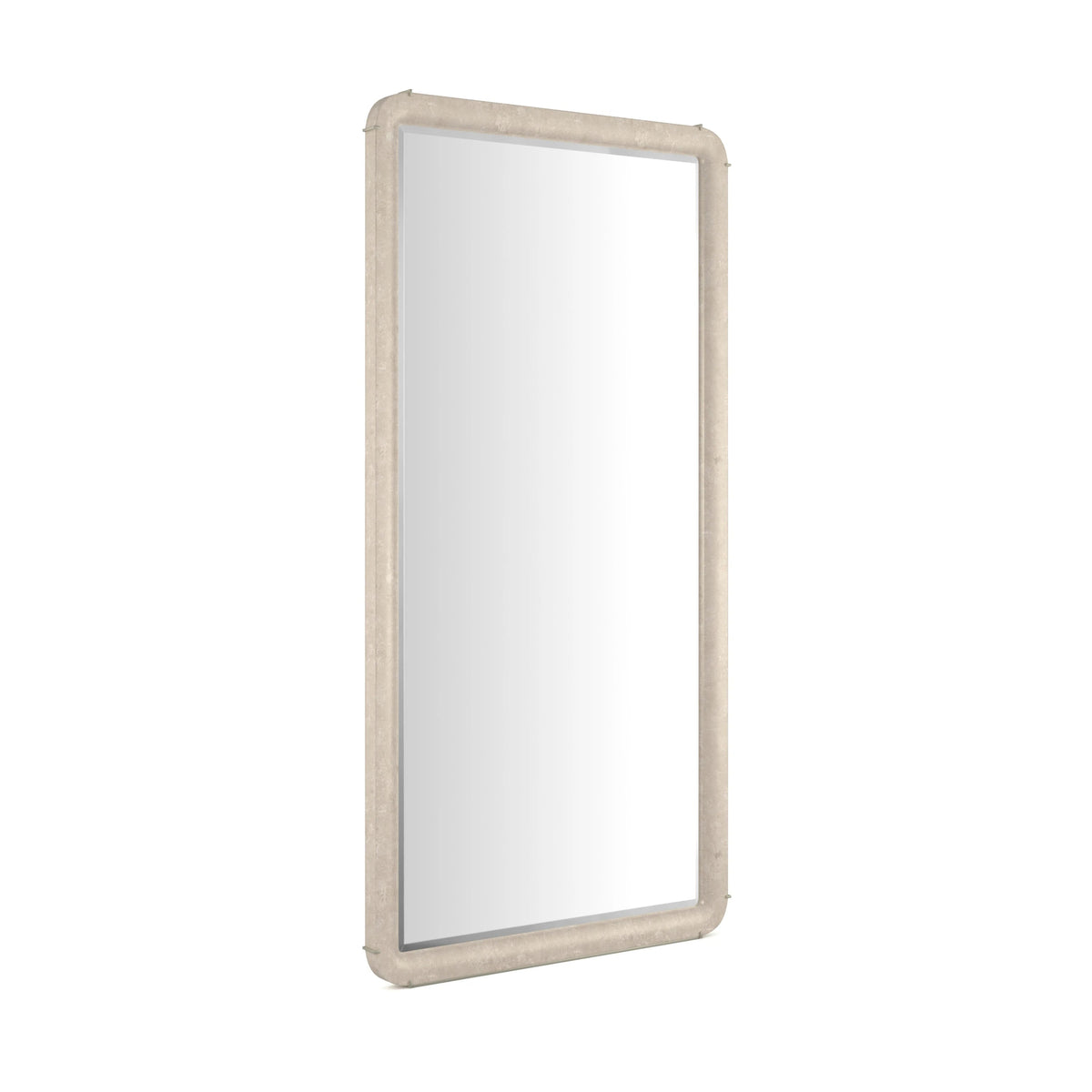Salver Floor Mirror Oracle Silver Leaf 40.50" by Caracole - view 2