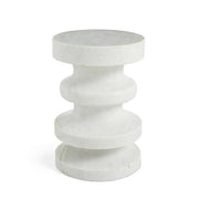 Hand Carved Marble Stool by Furniture Classics at ZIN Home