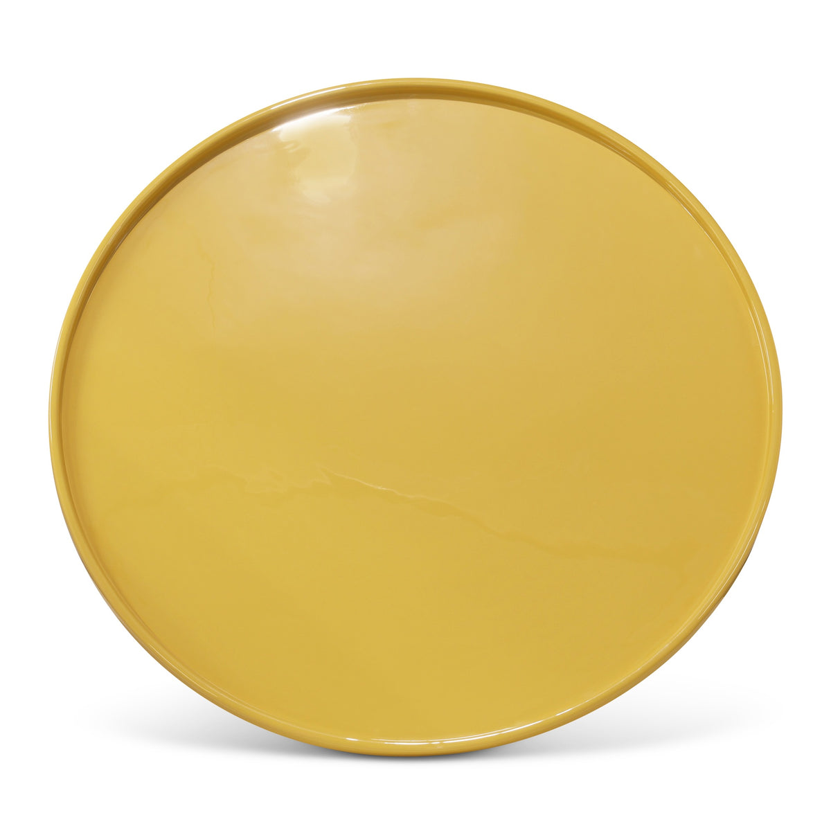 Sofia Enamel Coffee Table Yellow Ochre by Urbia - detail 3