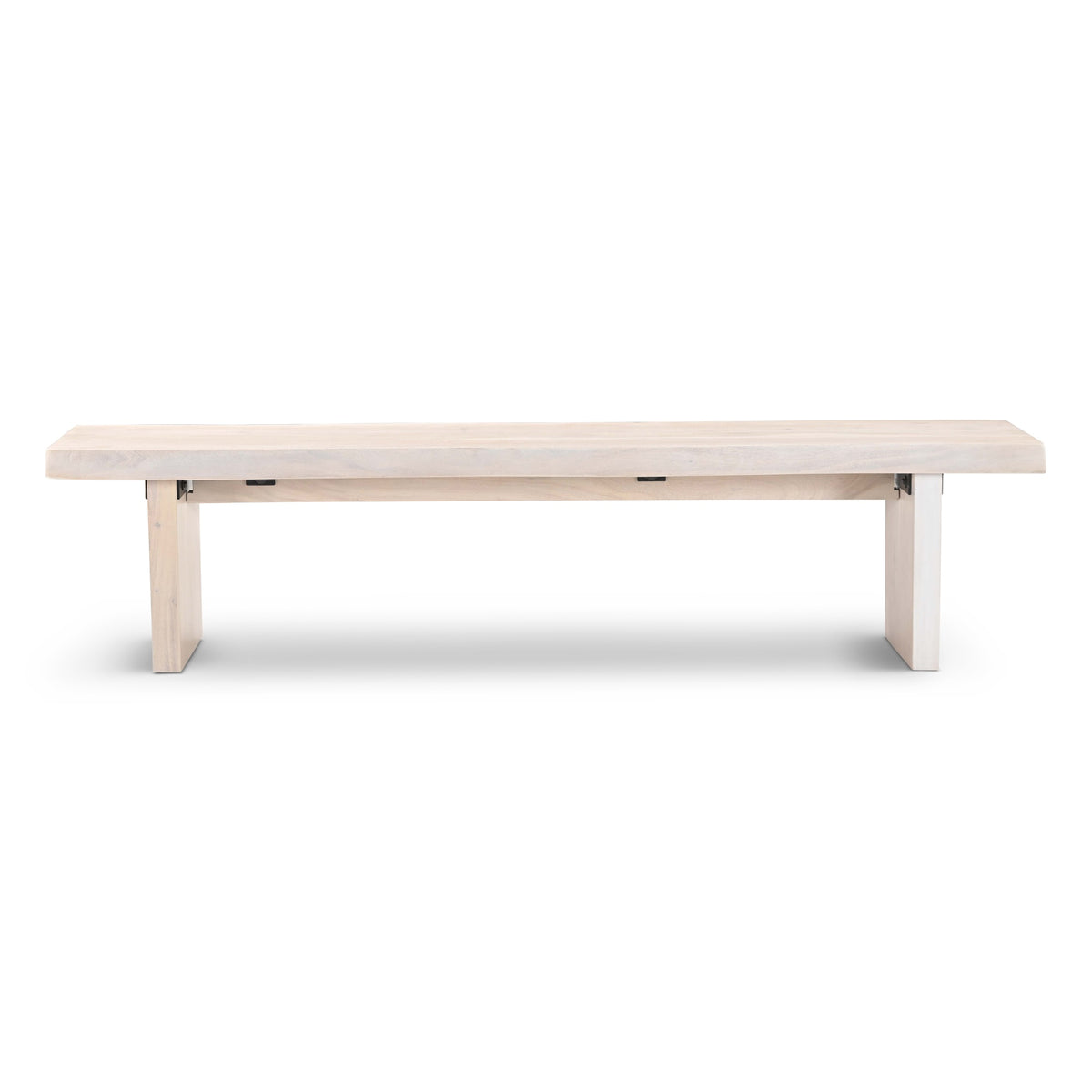 Brooks Bench 78" - White Wash Frame by Urbia - product view