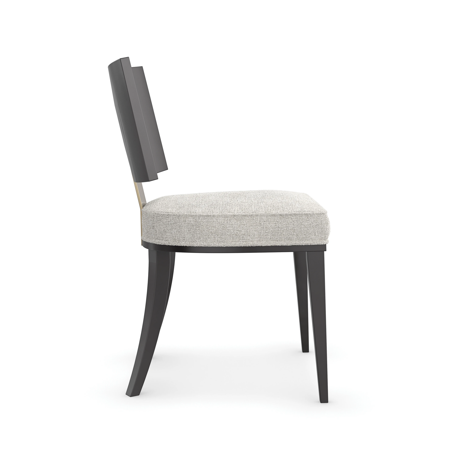 Champagne Side Chair Almost Black 19.50" by Caracole - view 3