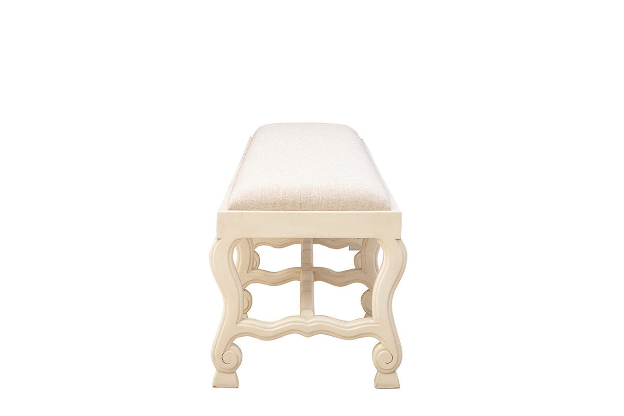 Cream Romeo Bench - 59'