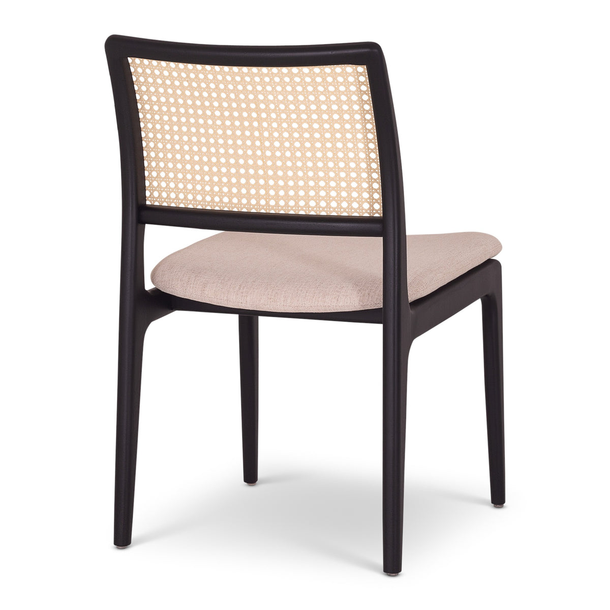 Charlotte Dining Chair Ebano, Medley Ivory, Natural Cane by Urbia - detail 4