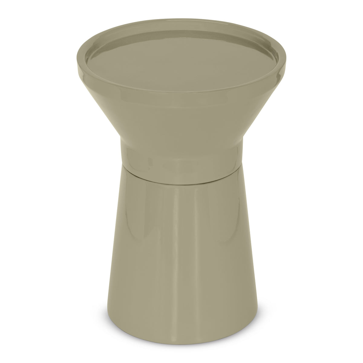 Sabine Enamel End Table Sage Green by Urbia - product view
