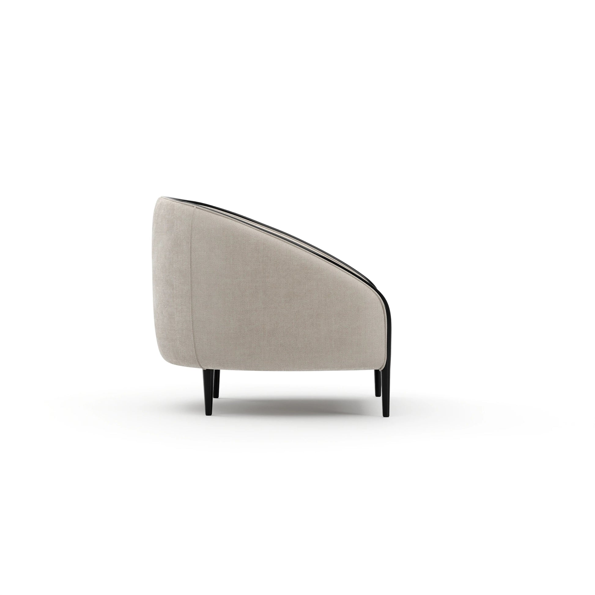 Petit Accent Chair - Ivory Chairs 37" by Caracole - view 3