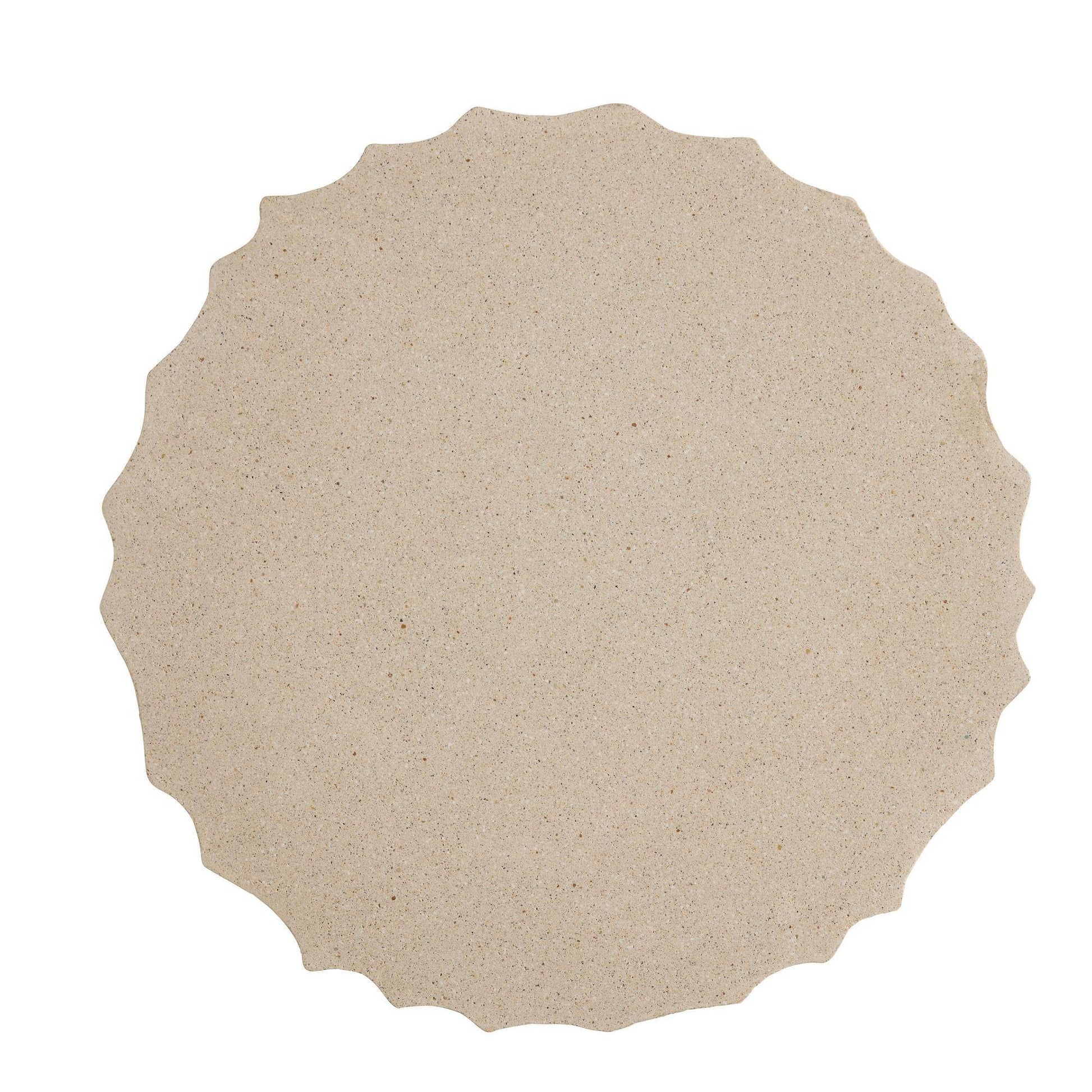 Nereo Chiseled Concrete Outdoor Accent Table by Arteriors - view 6