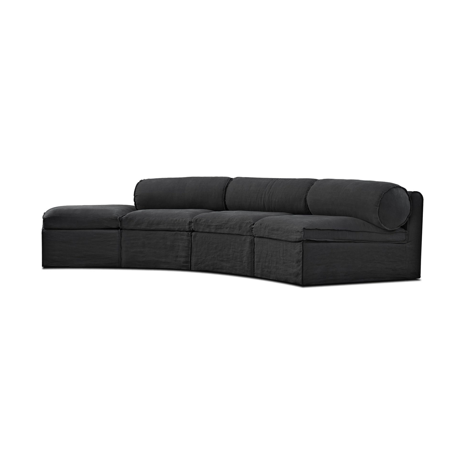 Fauna Sectional 3 Chaise and Ottoman by Mobital - image 1