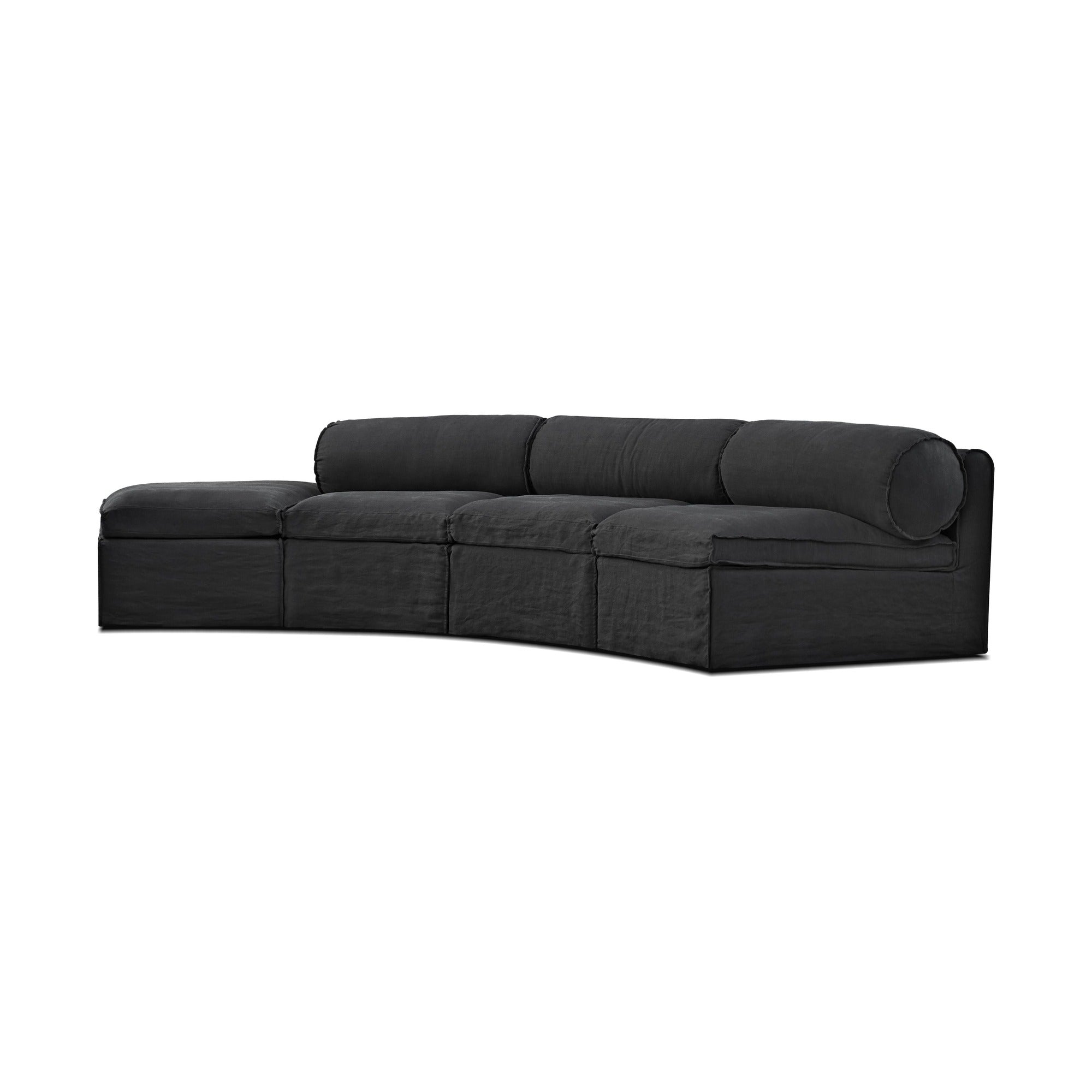 Fauna Sectional 3 Chaise and Ottoman by Mobital - image 1