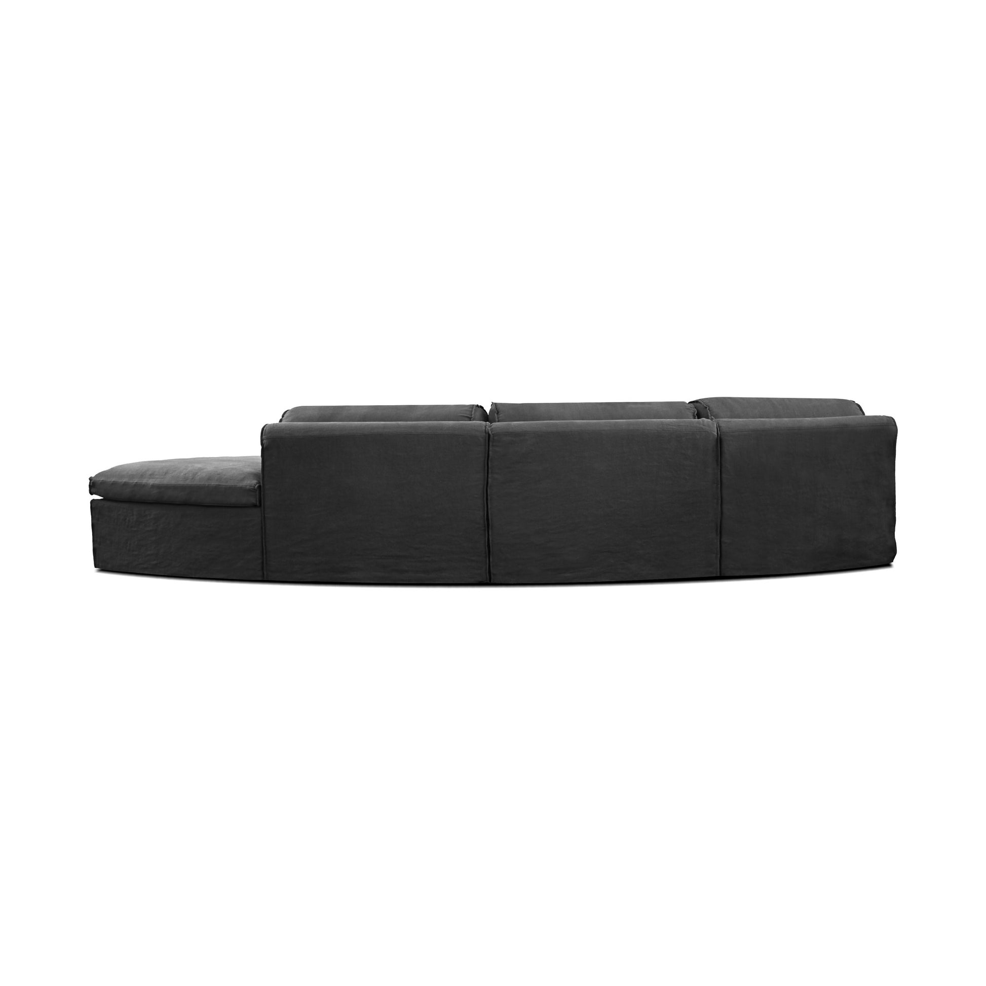 Fauna Sectional 3 Chaise and Ottoman by Mobital - image 3