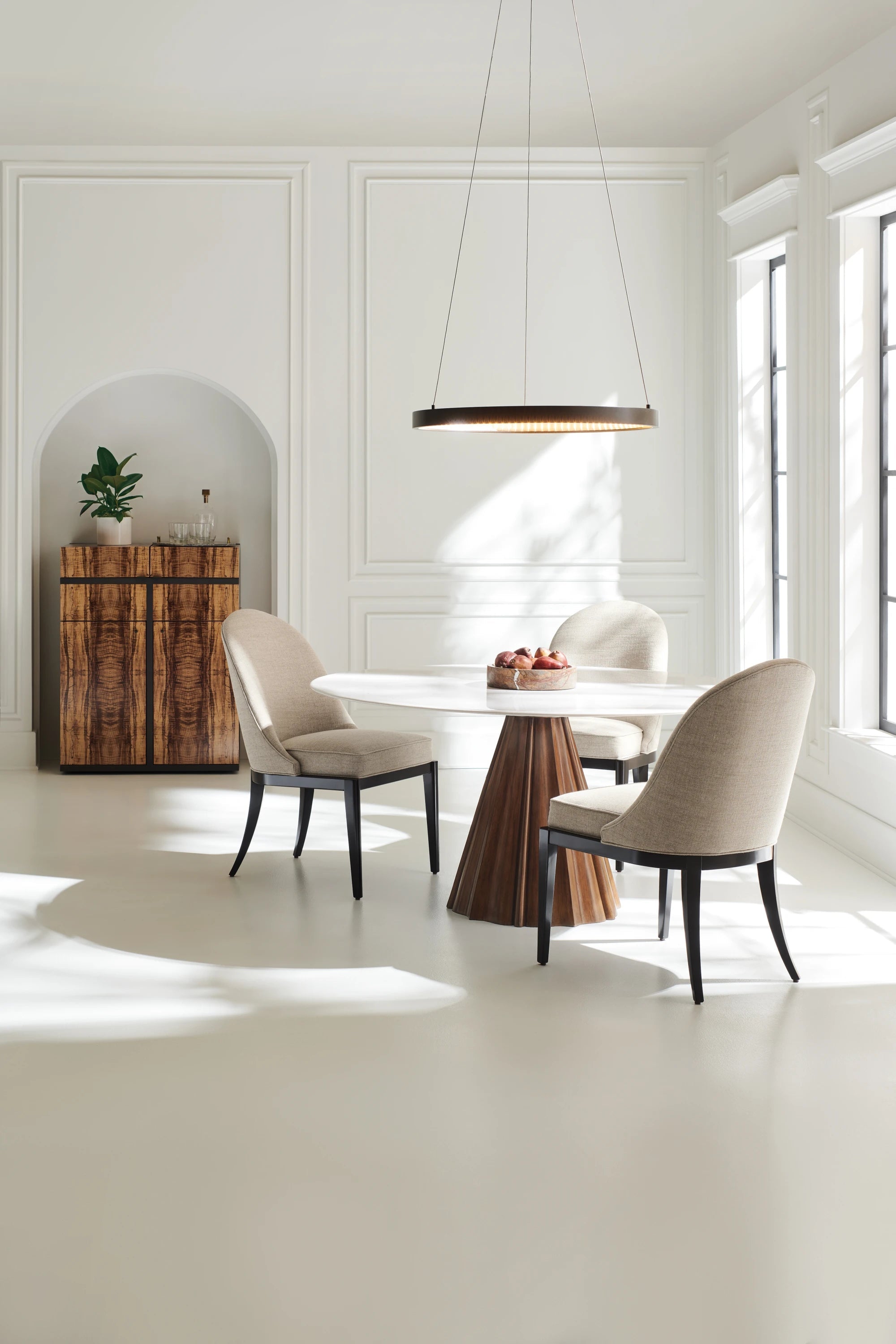 All Natural Rich Walnut Dining Table 60" by Caracole - view 3