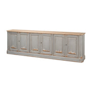 Karlsson Antique Swedish Grey Sideboard by Sarreid Ltd