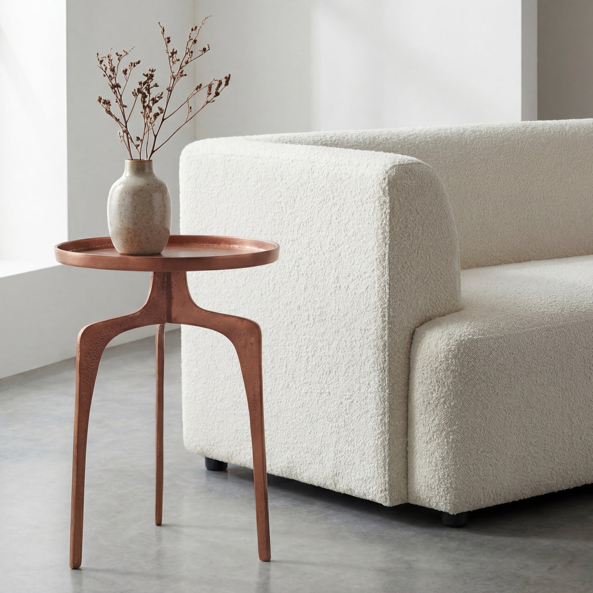 Elements Vinya End Table - Vintage Copper by Urbia - detail 7