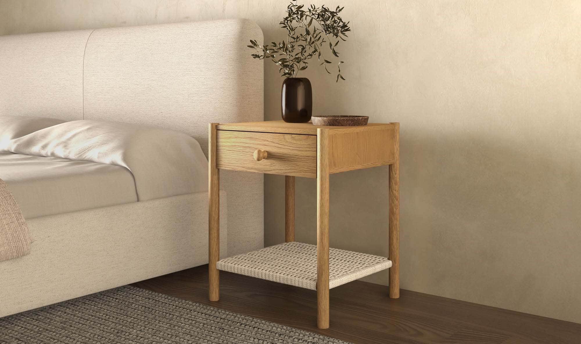 Millie Nightstand Natural by Moe's Home Collection - view 7