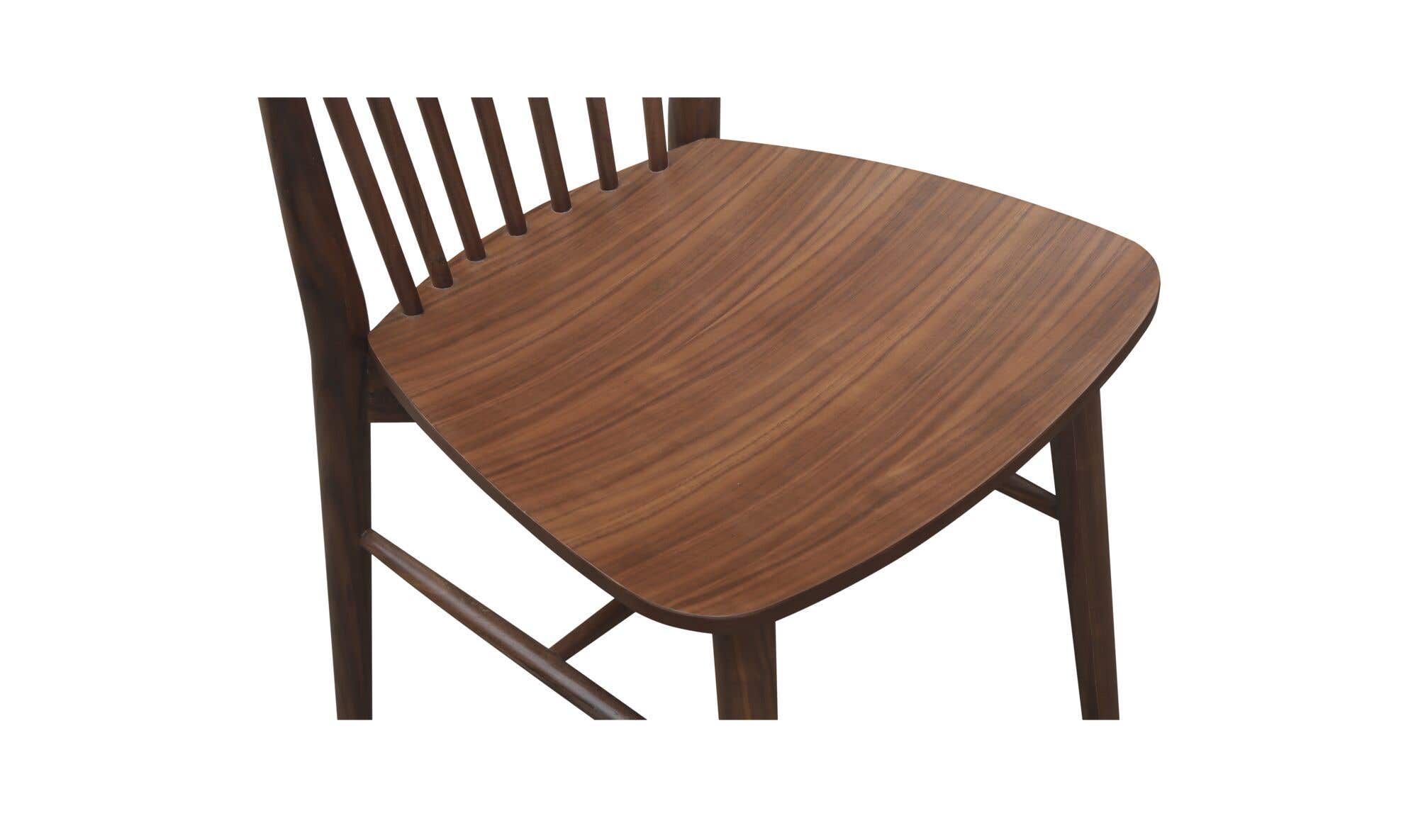 Marley Dining Chair Walnut-Set of Two by Moe's Home Collection - view 12