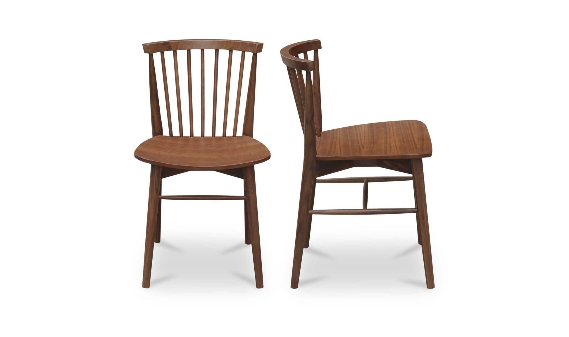 Marley Dining Chair Walnut-Set of Two by Moe's Home Collection - view 5