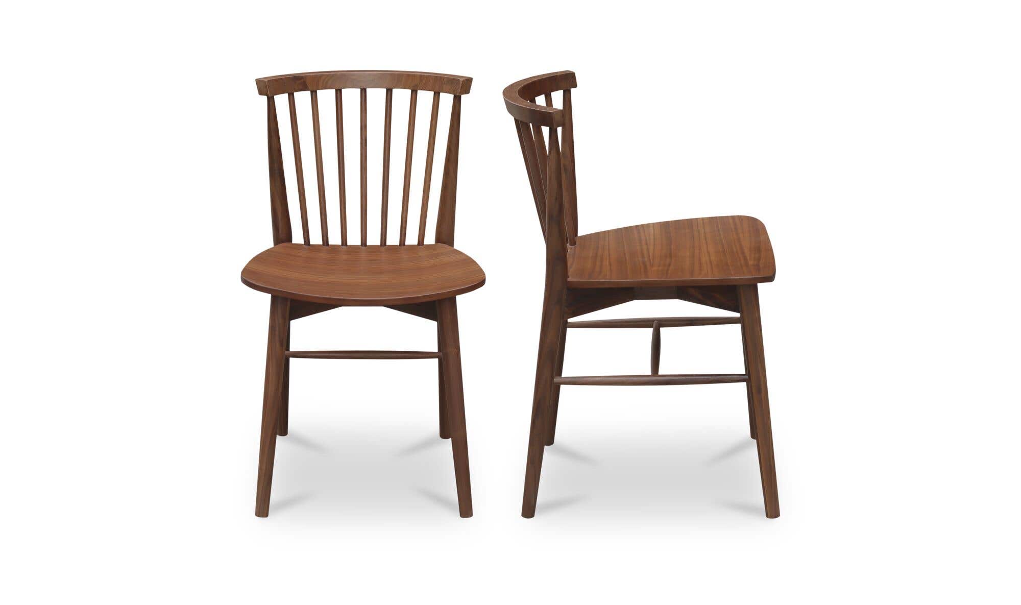 Marley Dining Chair Walnut-Set of Two by Moe's Home Collection - view 5