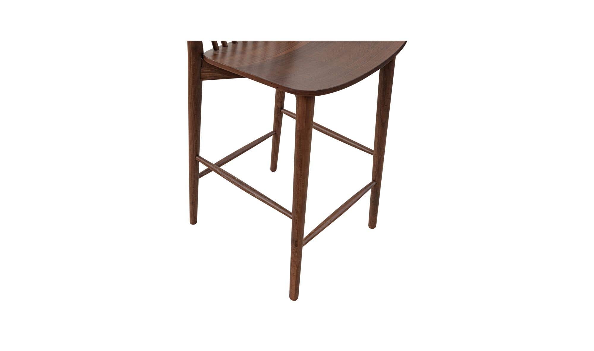 Marley Counter Stool Walnut by Moe's Home Collection - view 12