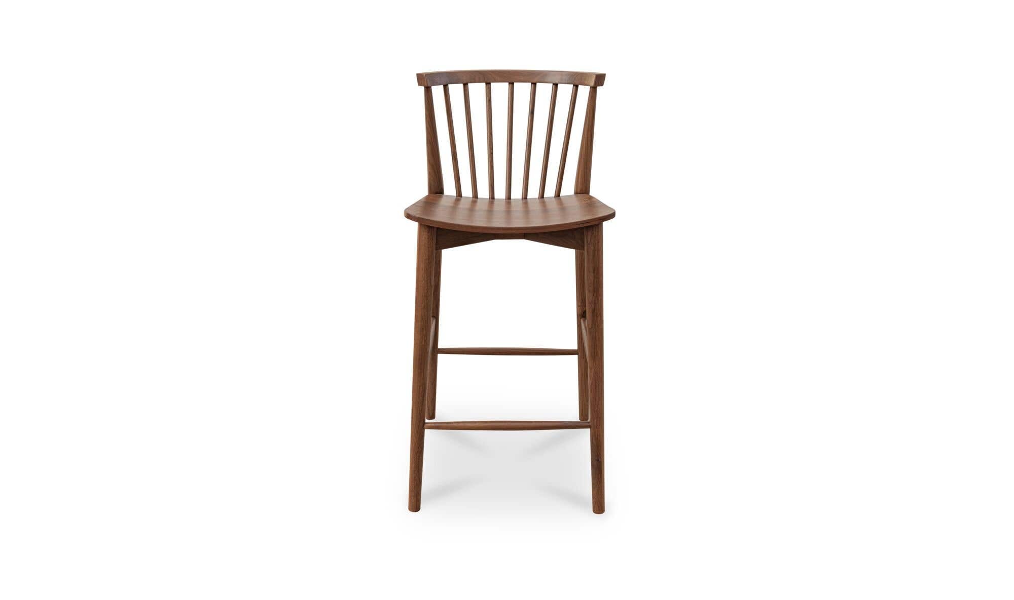 Marley Counter Stool Walnut by Moe's Home Collection - view 4