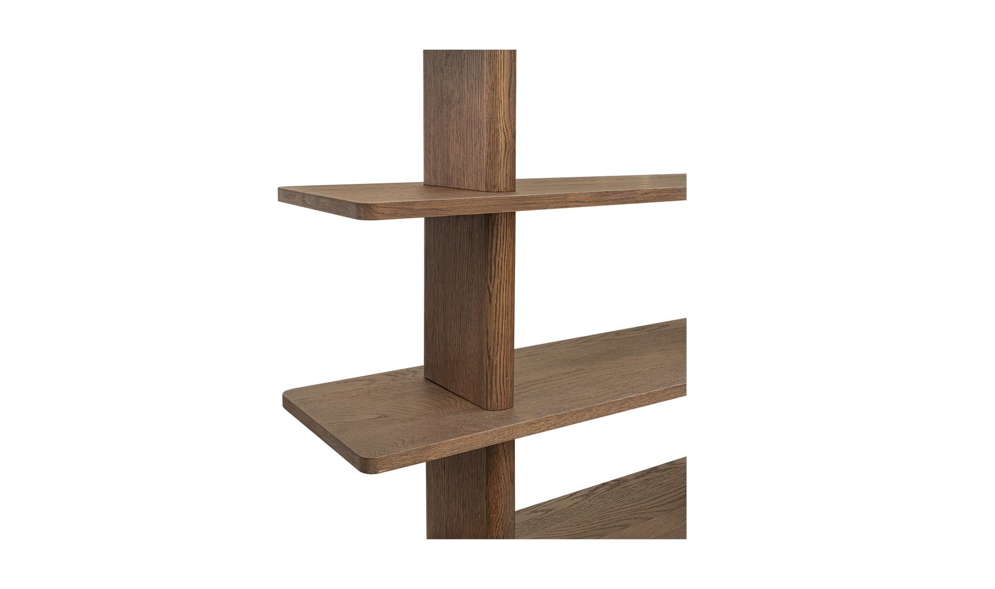 Casey Bookcase Large Dark Brown by Moe's Home Collection - view 9