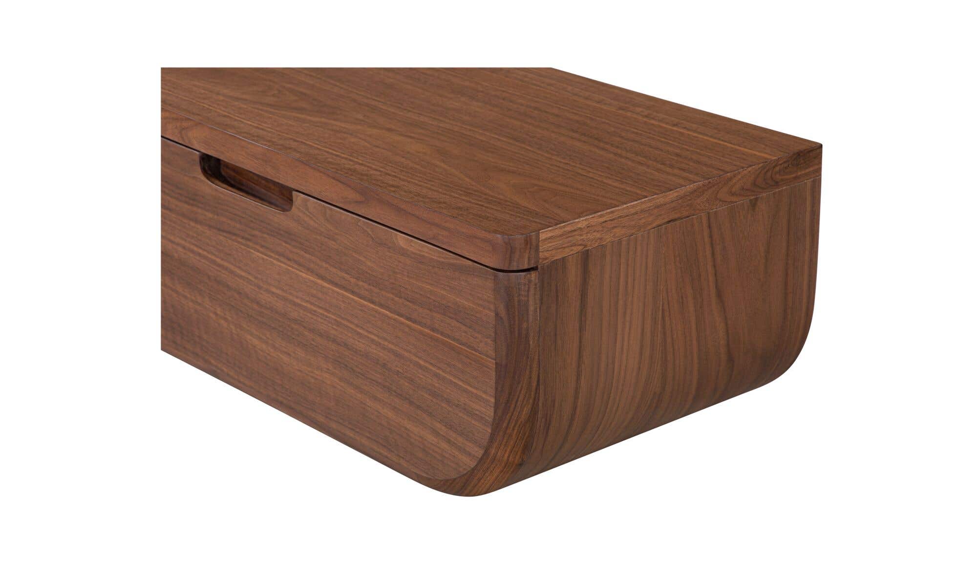 Hettie Floating Nightstand Dark Brown by Moe's Home Collection - view 12