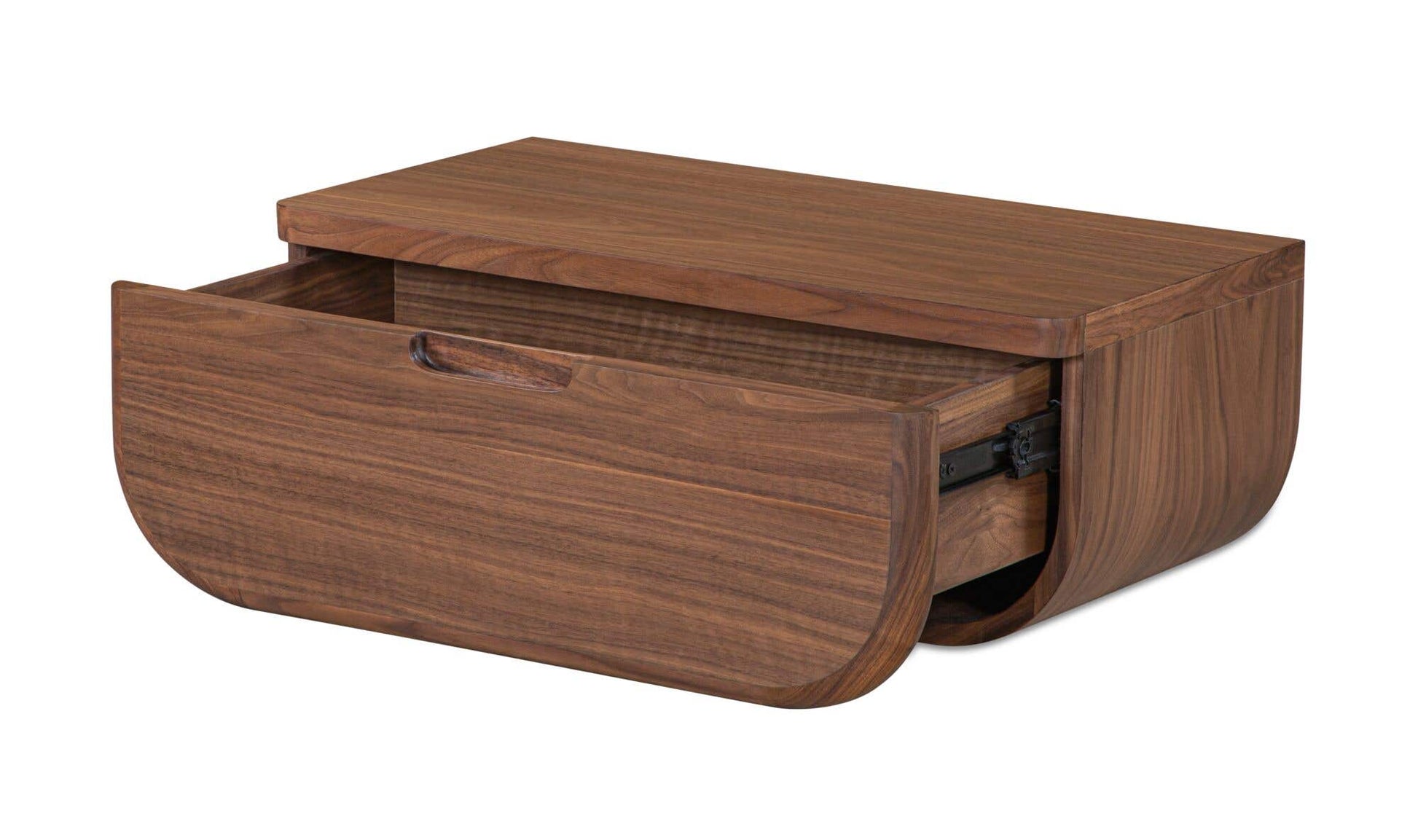 Hettie Floating Nightstand Dark Brown by Moe's Home Collection - view 7