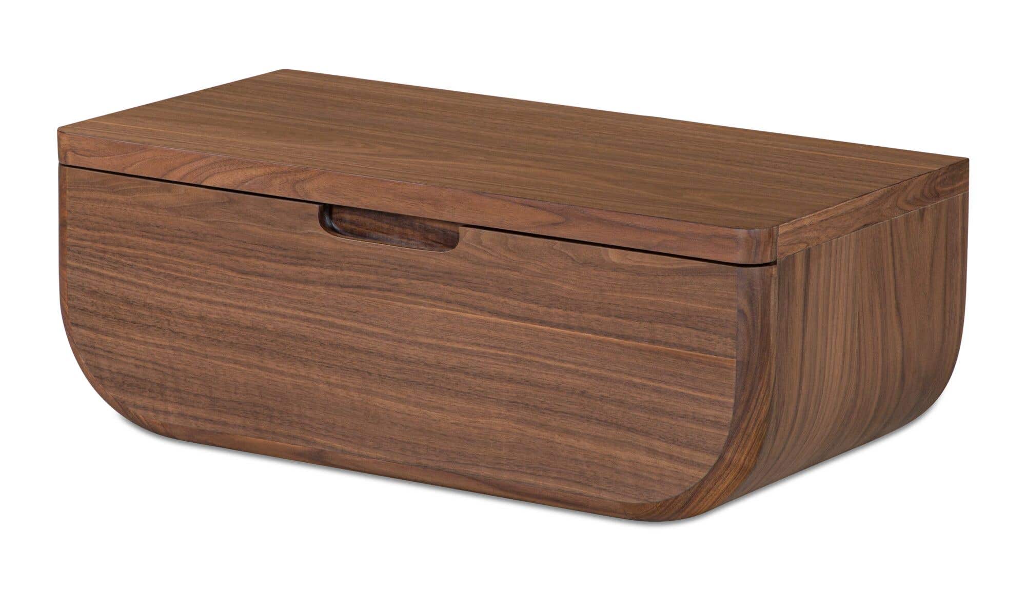 Hettie Floating Nightstand Dark Brown by Moe's Home Collection - view 6