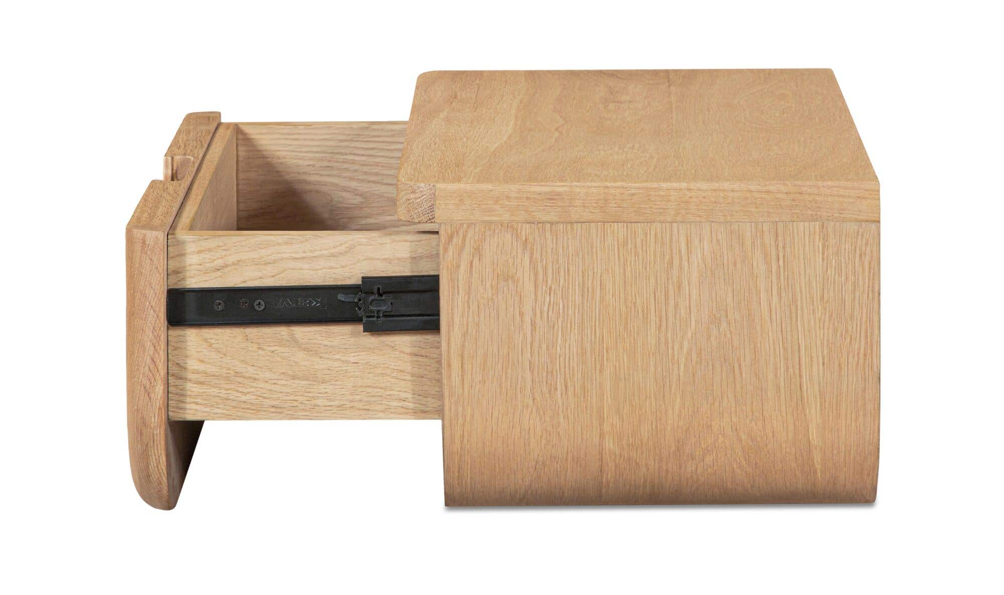 Hettie Floating Nightstand Natural by Moe's Home Collection - view 9