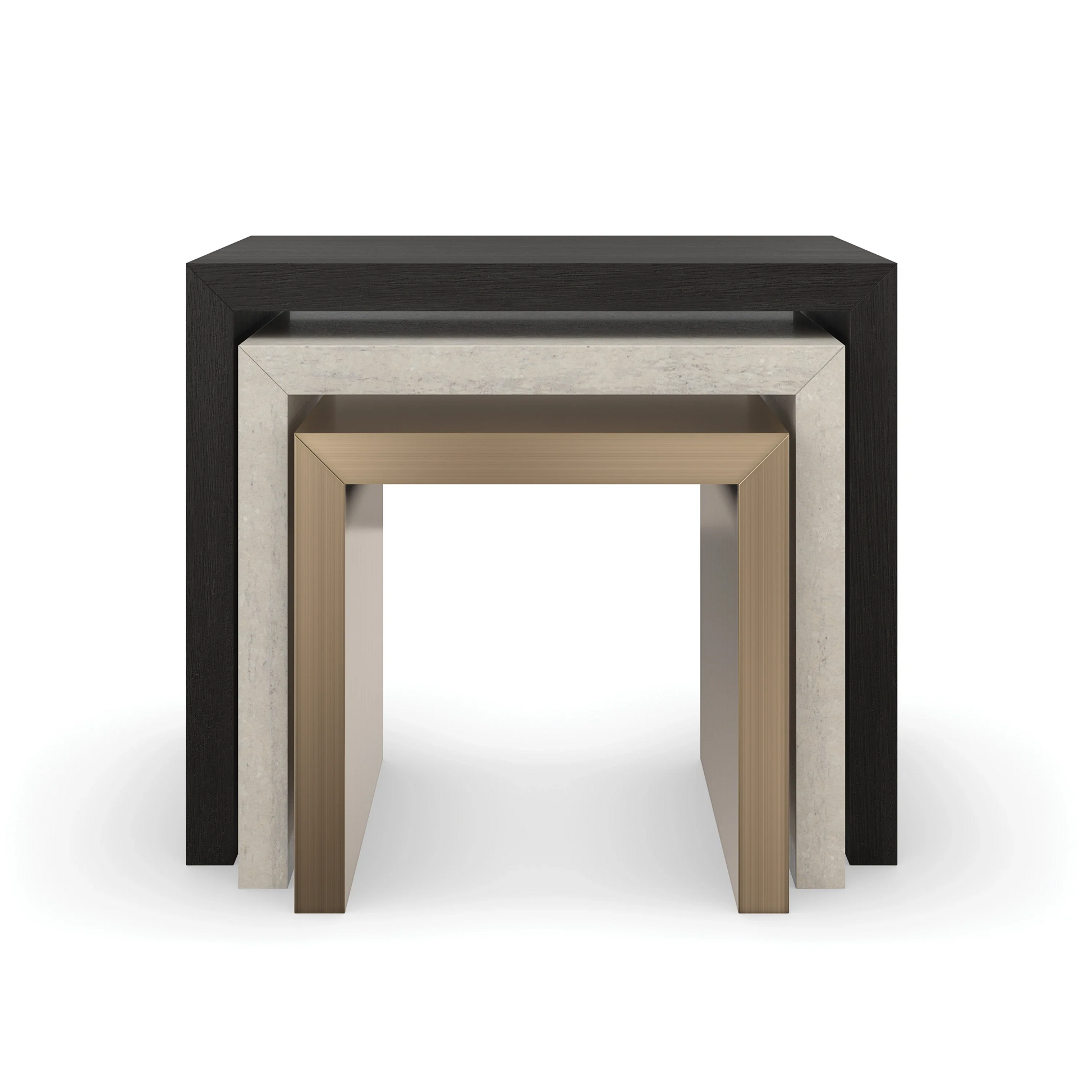 Contrast Nesting Tables Cinder End Table by Caracole