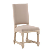 White Washed Boyles Side Chair by Furniture Classics at ZIN Home