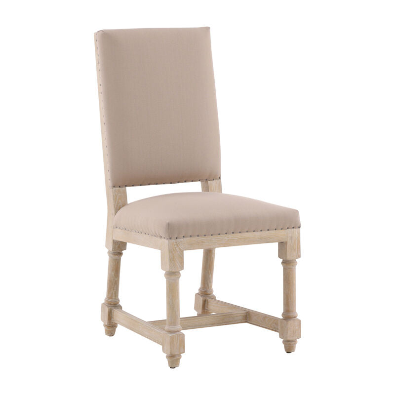 White Washed Boyles Side Chair by Furniture Classics at ZIN Home