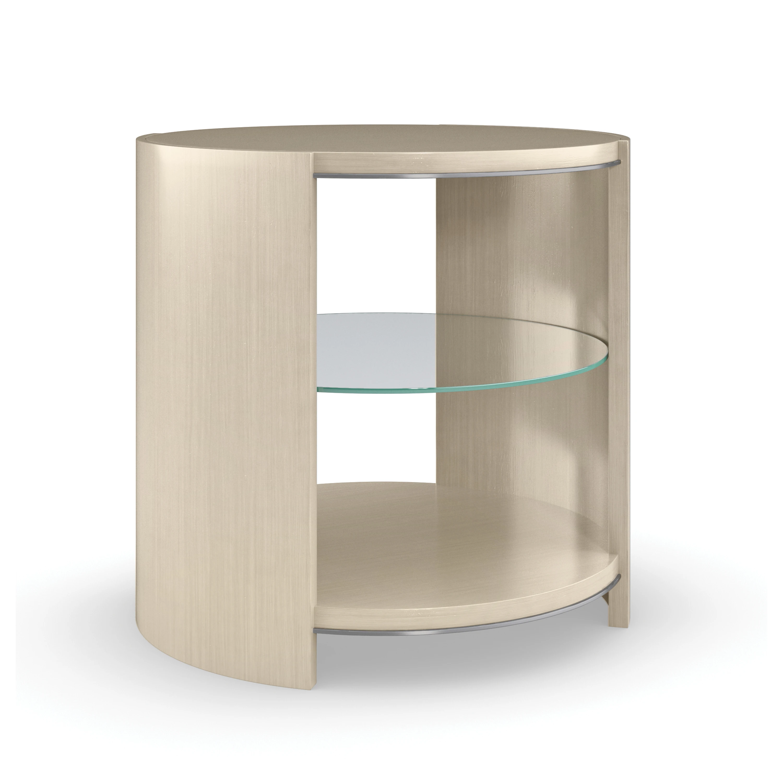 Da Vita Round End Table La Moda 26" by Caracole - view 3