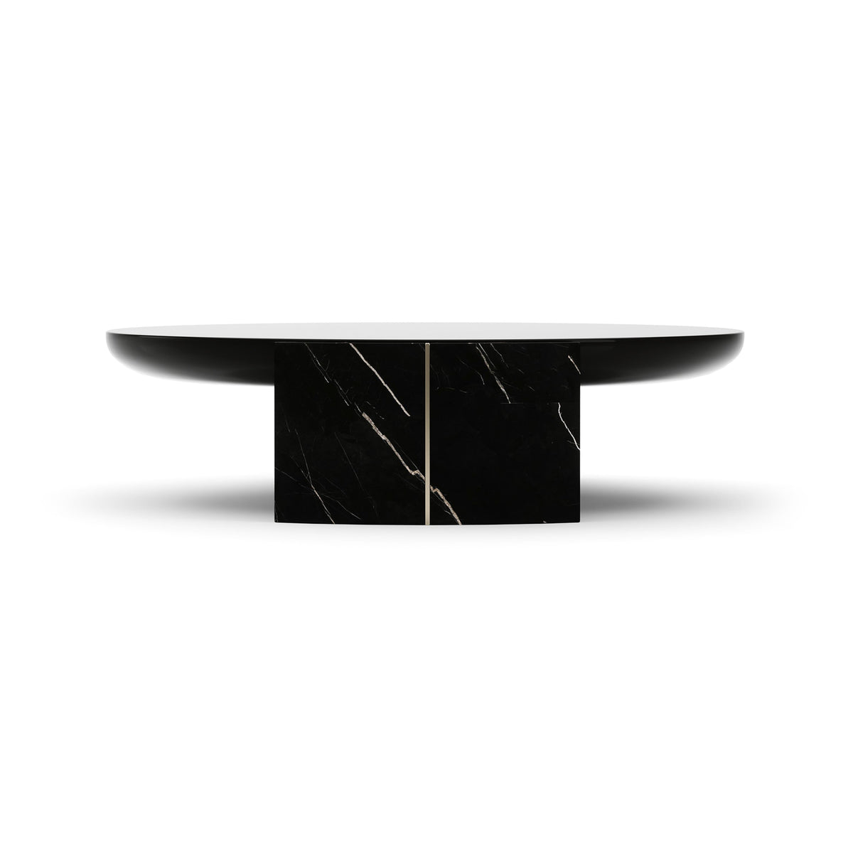 Overlap Round Cocktail Table 48" by Caracole - view 8