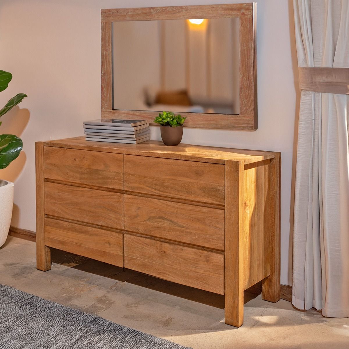 Sedona 42" Mirror in Brushed Acacia - image 3