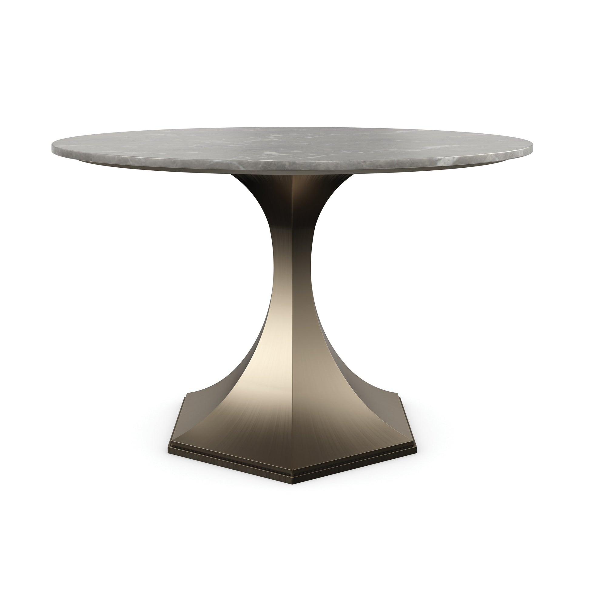 Top Brass Afterglow Dining Table 48" by Caracole
