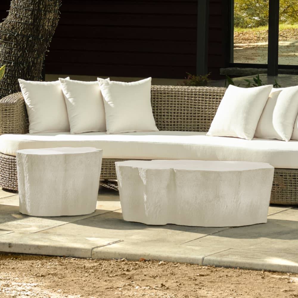 Meramec Outdoor End Table by Arteriors - view 2