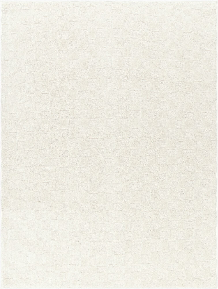 Freud Ivory/Off-White Machine Woven Rug FEU-2306 - 5'3" x 7'