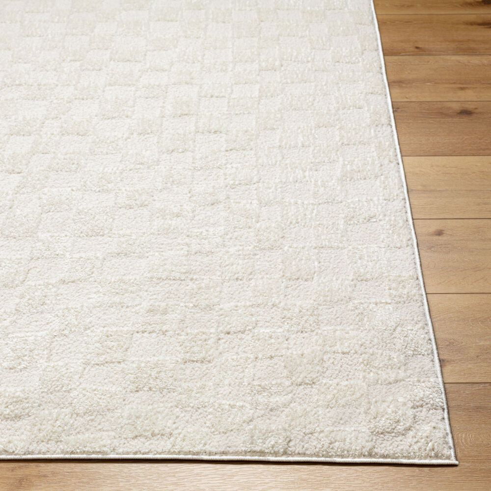 Freud Ivory/Off-White Machine Woven Rug FEU-2306 - front