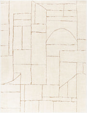 Freud Brown/Ivory Machine Woven Rug FEU-2308 - 5'3" x 7'