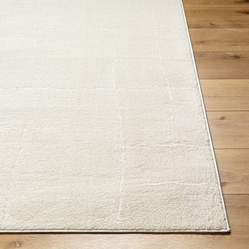 Freud Ivory/Off-White Machine Woven Rug FEU-2311 - front