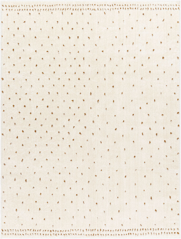 Freud Brown/Ivory Machine Woven Rug FEU-2315 - 5'3" x 7'