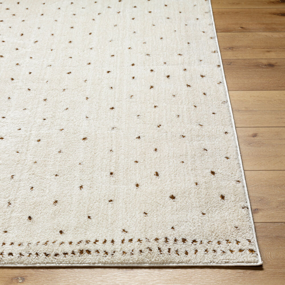 Freud Brown/Ivory Machine Woven Rug FEU-2315 - front