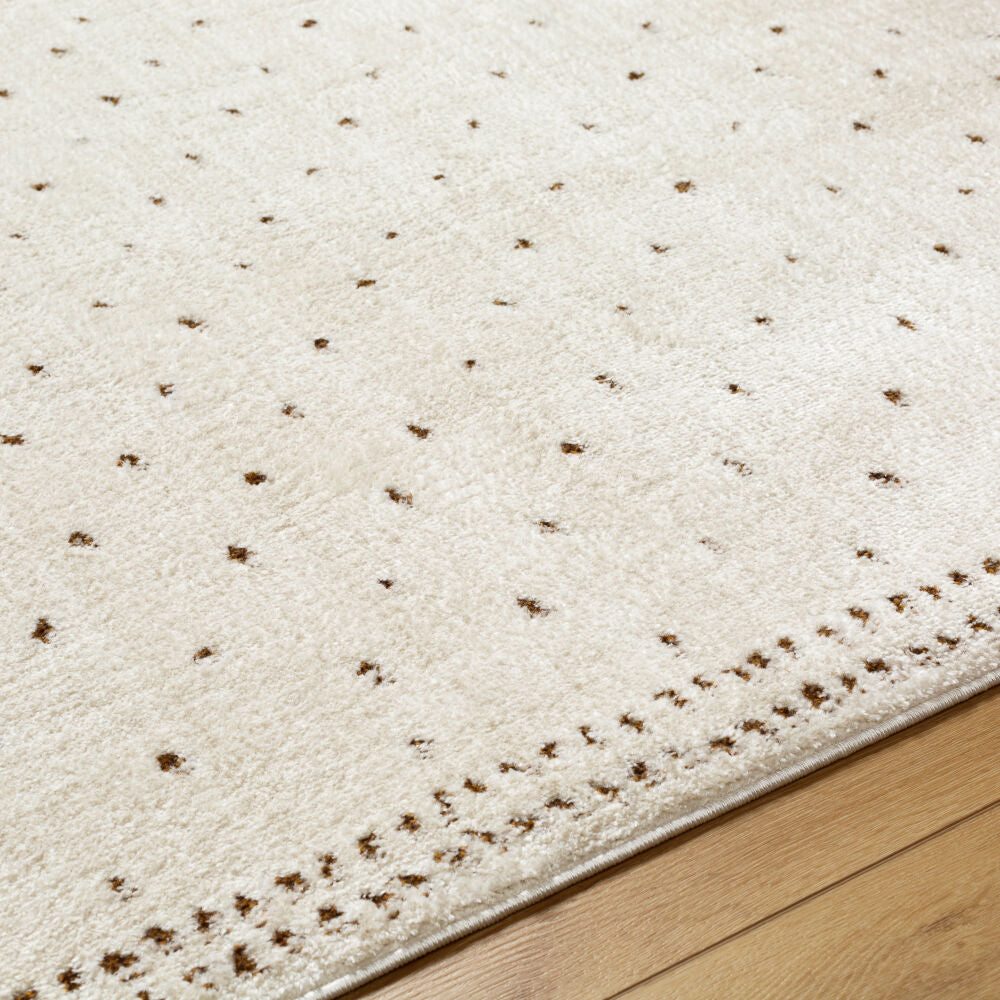 Freud Brown/Ivory Machine Woven Rug FEU-2315 - texture