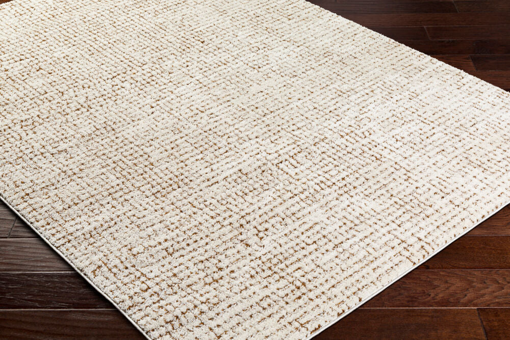 Freud Brown/Ivory Machine Woven Rug FEU-2318 - corner