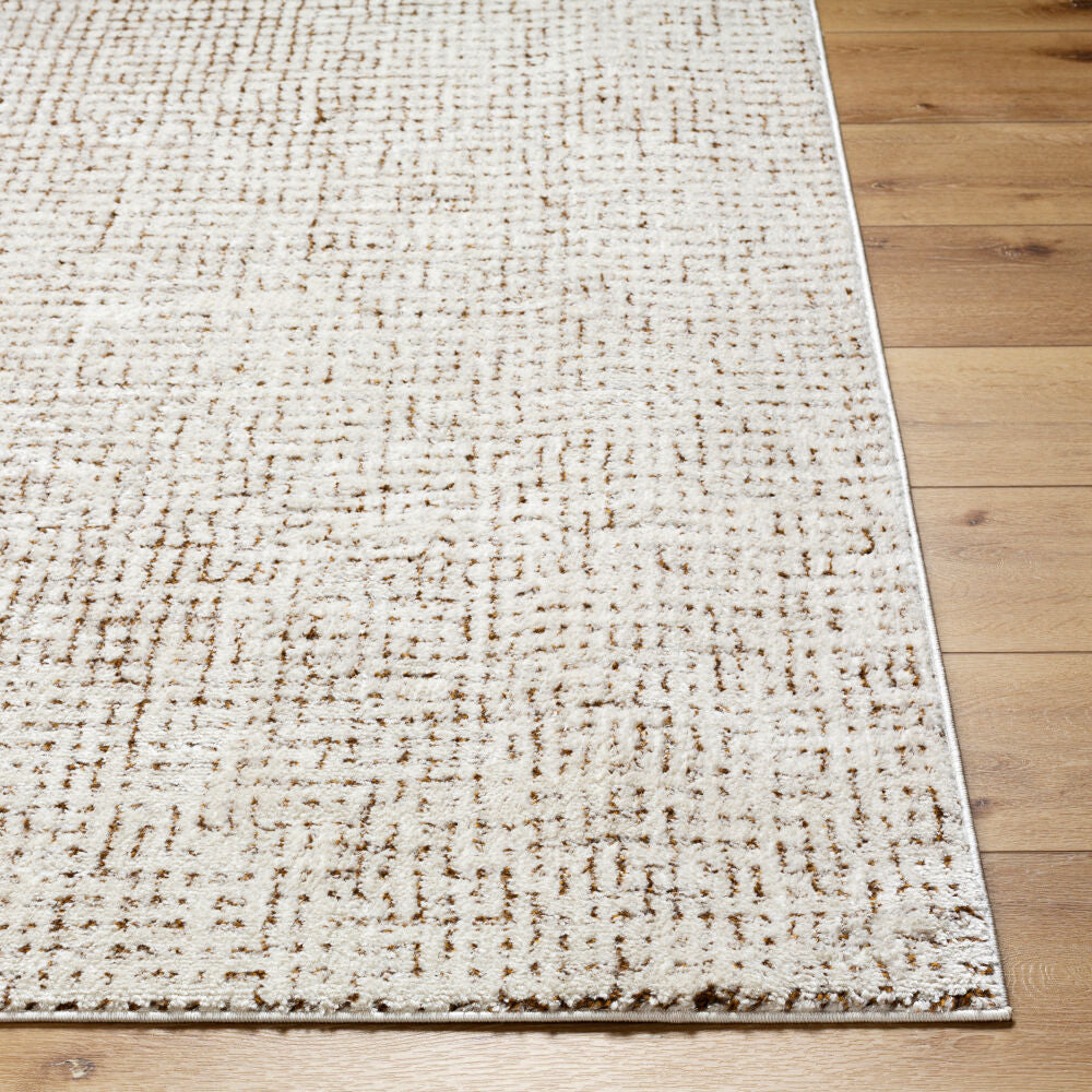 Freud Brown/Ivory Machine Woven Rug FEU-2318 - front