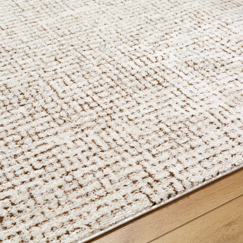 Freud Brown/Ivory Machine Woven Rug FEU-2318 - texture